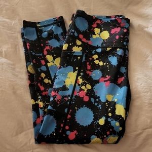 CVG paint splatters capris